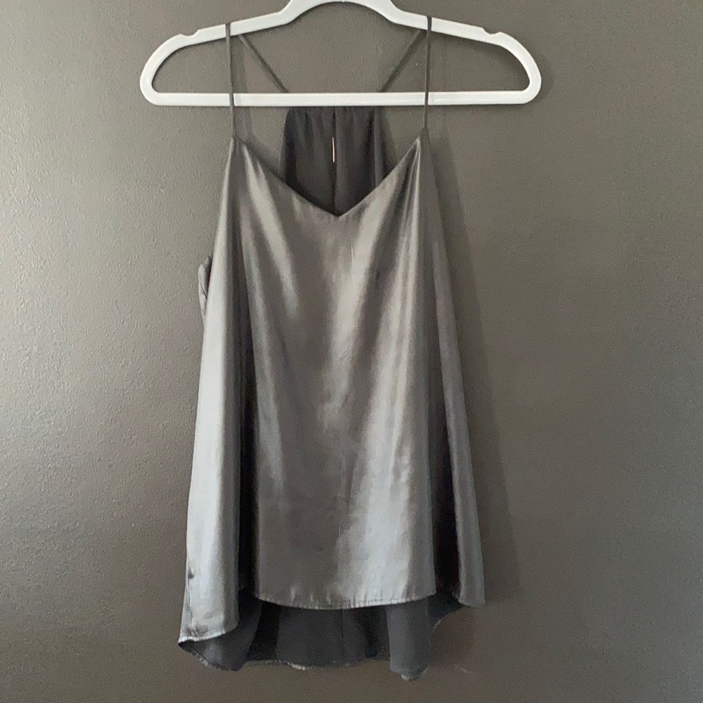 Faux Leather Razorback Shirt